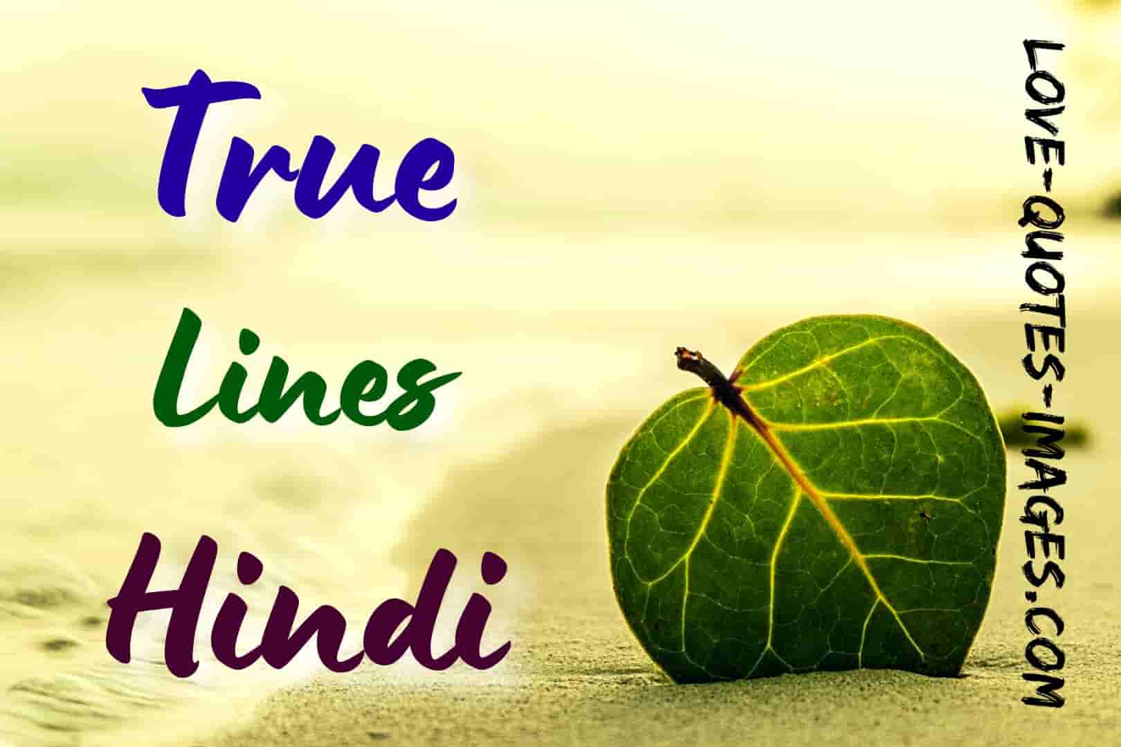 true lines hindi