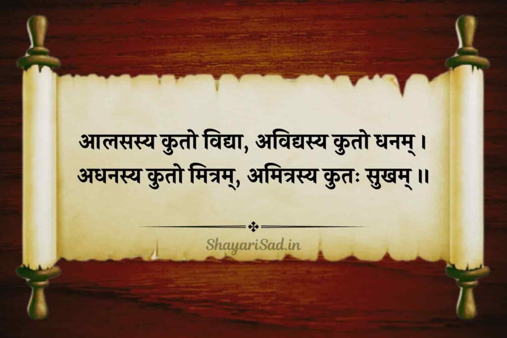 sanskrit shlok for instagram bio
