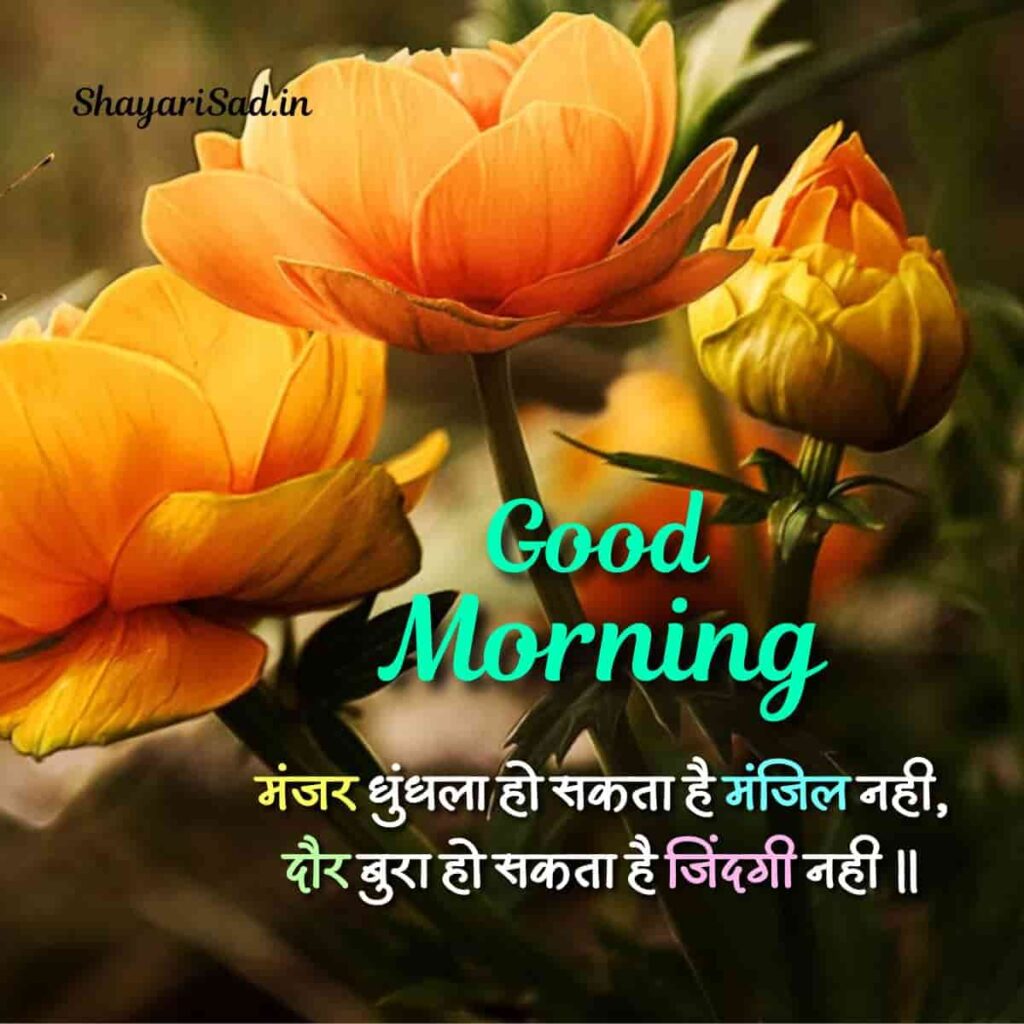 good morning shayari in hindi for friends